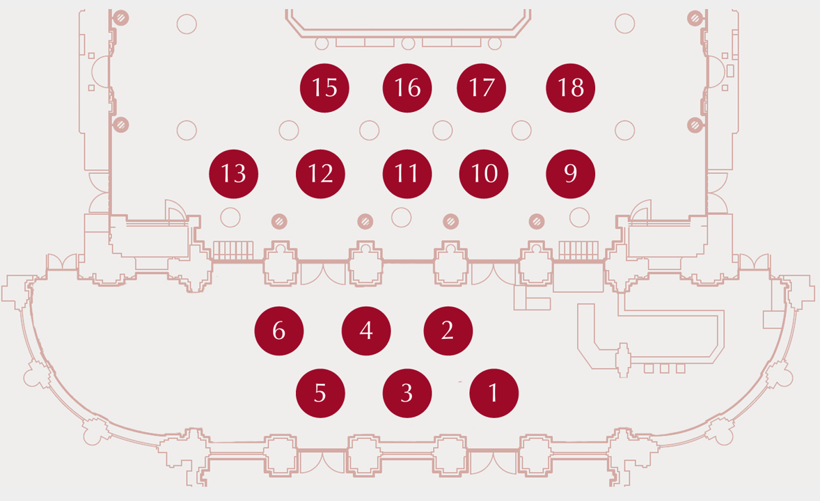 Bild unter dem Block